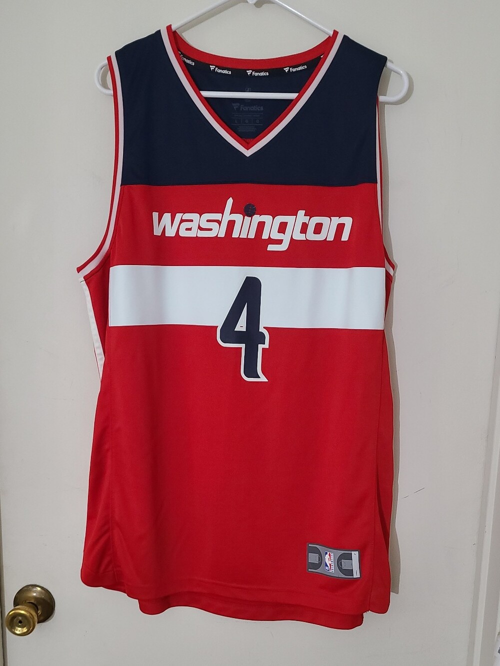 Washington Wizards Russell Westbrook Fanatics Red Fast Break Jersey Large